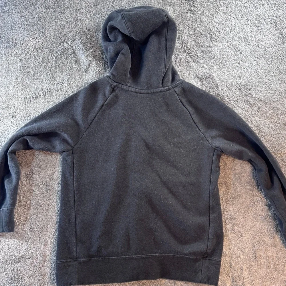 Nike Kids Full Zip Hoodie Black Fleece Futura Logo Sweatshirt Size S Small‎